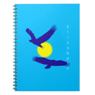 Caderno Espiral Silhoutette de Flying Eagles