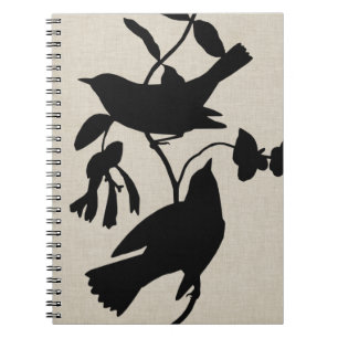 Caderno Espiral Silhueta Audubon IV