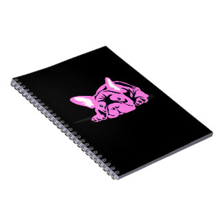 Caderno Espiral Silhueta de Bulldog Francês