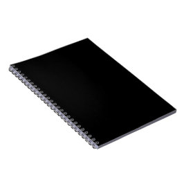 Caderno Espiral Silhueta de Gato Preto Minimalista