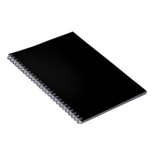Caderno Espiral Silhueta de Gato Preto Minimalista