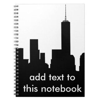 Caderno Espiral Silhueta de New York