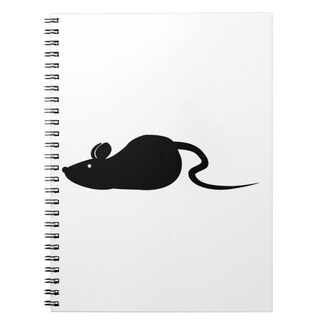 Caderno Espiral Silhueta do Rato (Frente)