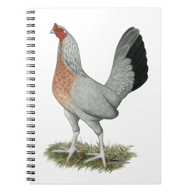 Caderno Espiral Silver Ducking Game Hen (Frente)