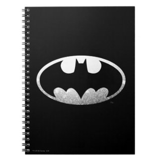 Caderno Espiral Símbolo Batman | Logotipo Grainy