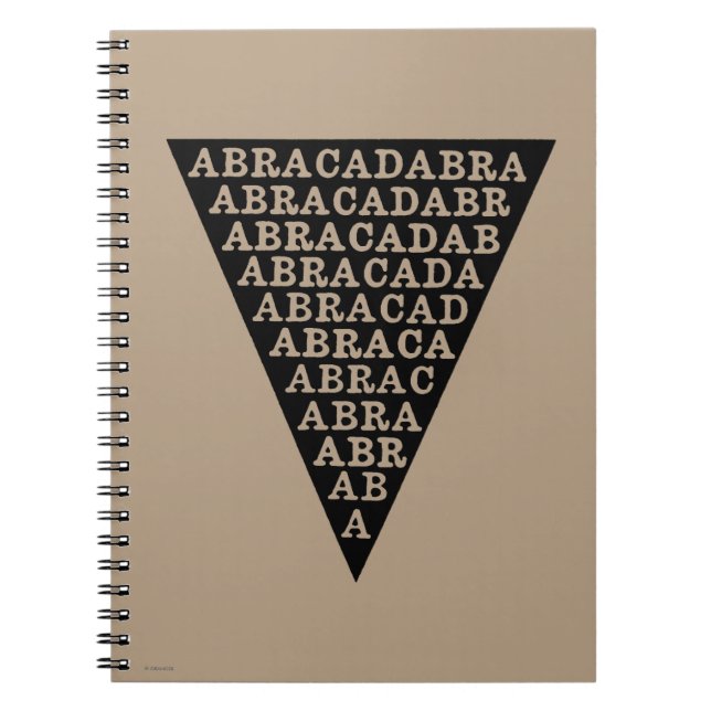 Caderno Espiral Símbolo da prevenção da febre (Frente)