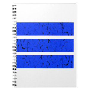 Caderno Espiral Símbolo de 3 linhas legal Uniformidade e Harmoni