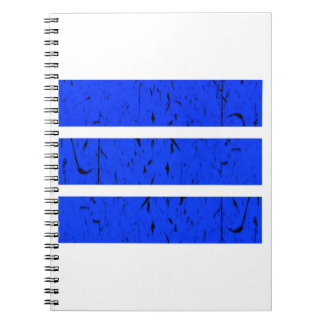 Caderno Espiral Símbolo de 3 linhas legal | Uniformidade e Harmoni