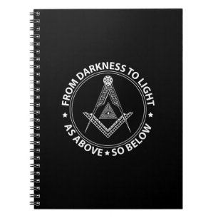 Caderno Espiral Símbolo de maçonaria