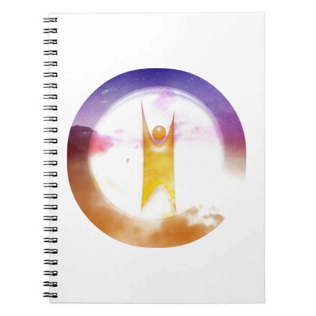 Caderno Espiral Símbolo do Humanismo (Frente)