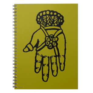 Caderno Espiral Símbolo islâmico: Hamsa