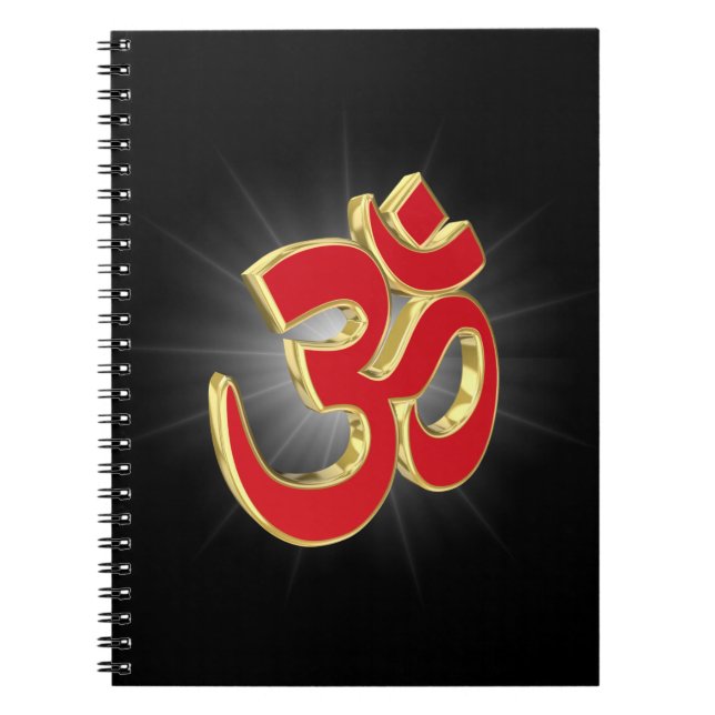 Caderno Espiral Símbolo Om (Frente)
