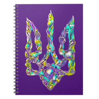 Caderno Espiral Símbolo ucraniano trident