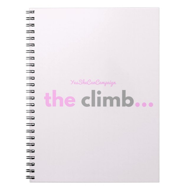 Caderno Espiral SimElaPodeCampaçar O Notebook Subir (Frente)