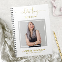 Simple Elegant Memorial Funeral Fotografia Guest B