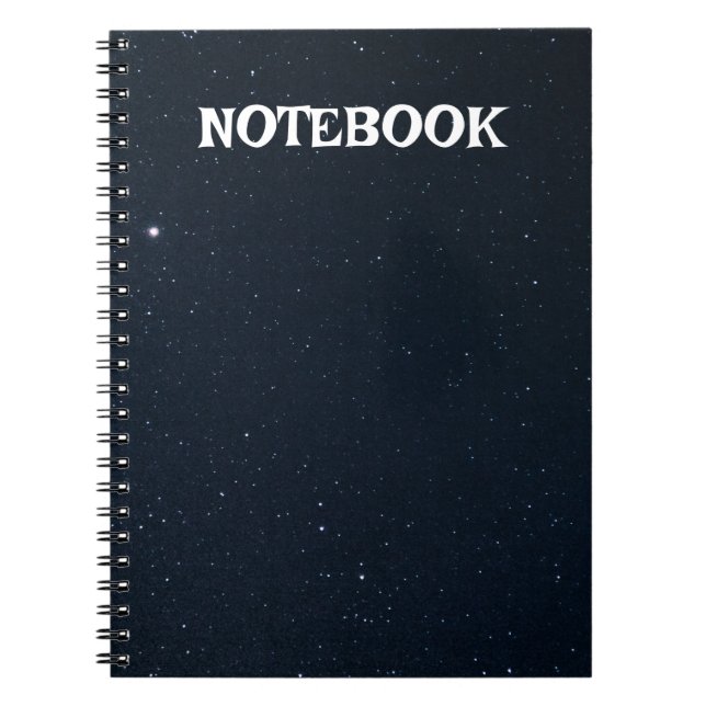 Caderno Espiral Simple night NOTEBOOK (Frente)
