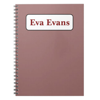 Caderno Espiral Simples e Elegante