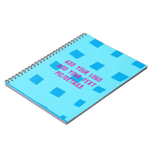 Caderno Espiral simples e minimamente personalizado adicione o end