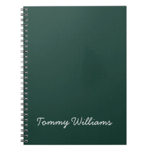 Caderno Espiral Simples Emerald Green Professional