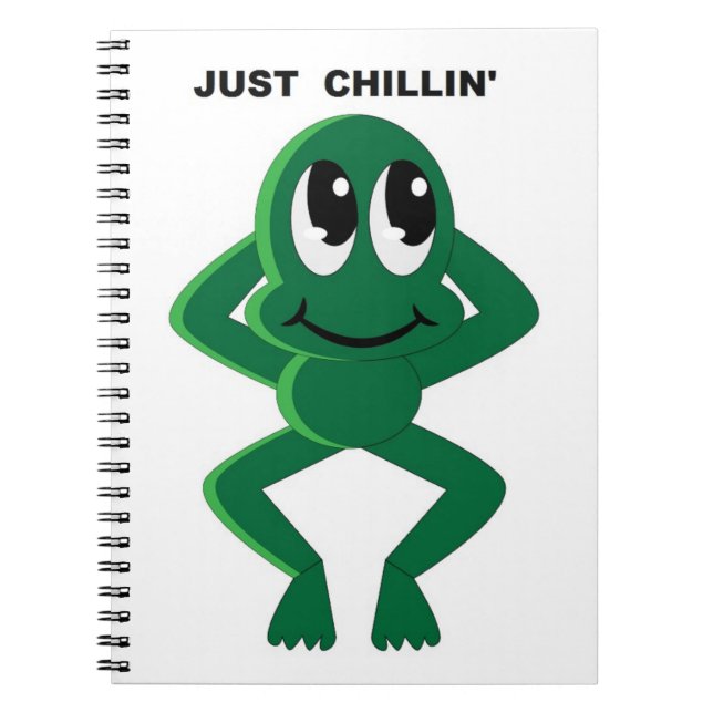 CADERNO ESPIRAL SIMPLESMENTE CHILLIN (Frente)
