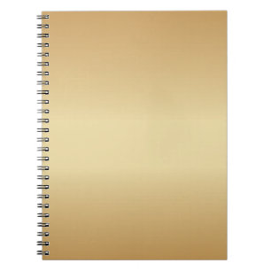 Caderno Espiral Simplesmente Dourado