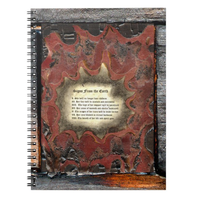 Caderno Espiral Sinais Da Terra (Frente)