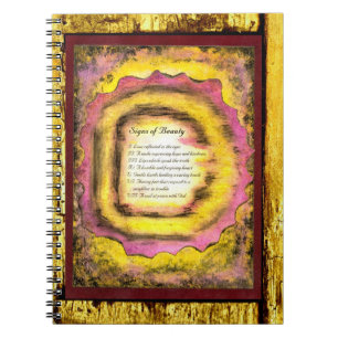 Caderno Espiral Sinais de Beleza