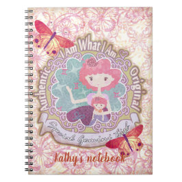 Caderno Espiral Sinais de Gemini. notebook personalizado