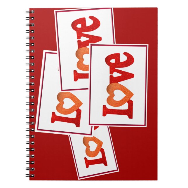 Caderno Espiral Sinal de amor (Frente)