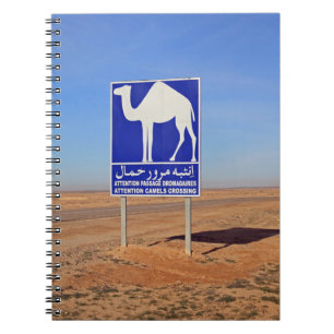 Caderno Espiral Sinal de Camelos, Tunísia