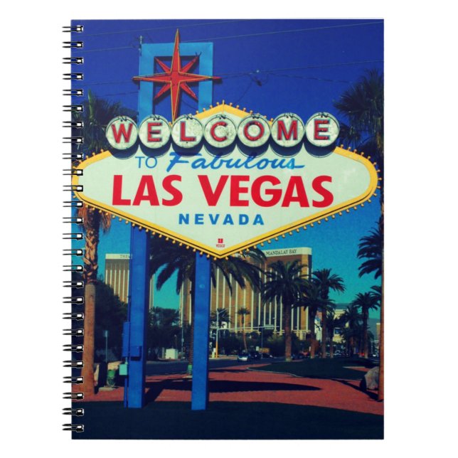 Caderno Espiral Sinal de Las Vegas (Frente)