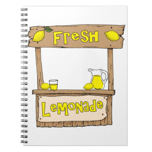 Caderno Espiral sinal de limonada