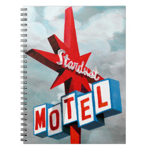 Caderno Espiral Sinal de Motel Stardust