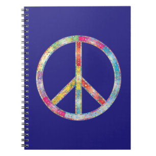 Caderno Espiral Sinal de Paz Colorido