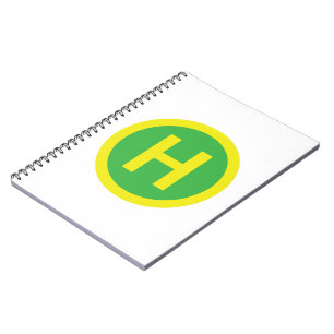 Caderno Espiral Sinal do heliporto