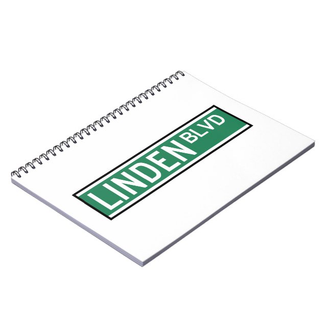 Caderno Espiral Sinal Linden Boulevard (Left Side)