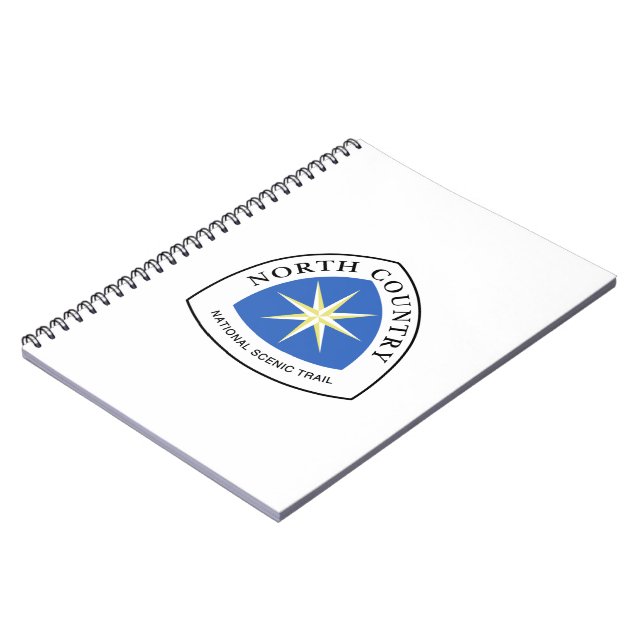 Caderno Espiral Sinal norte da fuga do país, EUA (Left Side)