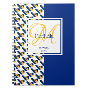 Caderno Espiral Sinalizador BARBADOS Monograma Personalizado Adici