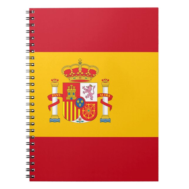 Caderno Espiral sinalizador de espanha (Frente)