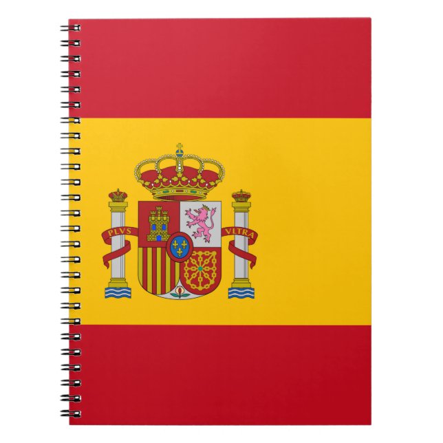 Caderno Espiral Sinalizador de espanha (Frente)