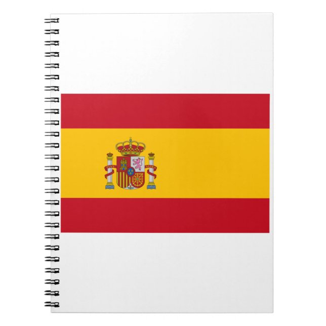 Caderno Espiral Sinalizador de espanha (Frente)