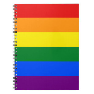 Caderno Espiral Sinalizador do Orgulho Arco-Íris