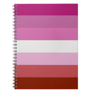 Caderno Espiral Sinalizador do Orgulho Lésbico