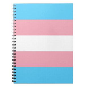 Caderno Espiral Sinalizador do Orgulho Transgênero