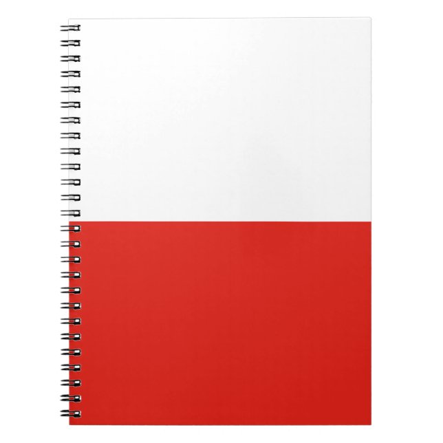 Caderno Espiral sinalizador Polônia (Frente)