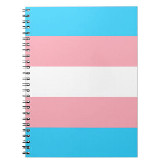 Caderno Espiral Sinalizador Transgênero Personalizado