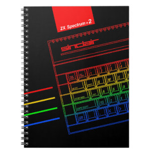 Caderno Espiral Sinclair ZX Spectrum Rainbow