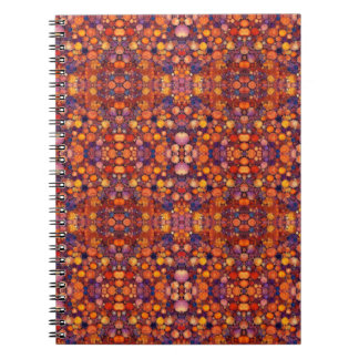 Caderno Espiral Sinfonia Gemstone: Padrões Coloridos de Classe Mun