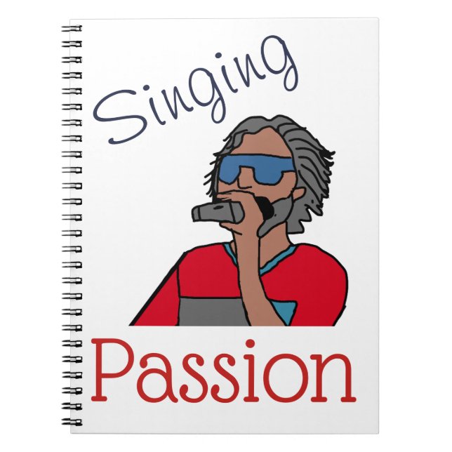 Caderno Espiral Sing (Frente)