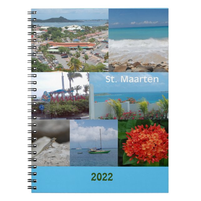 Caderno Espiral Sint Maarten - Rua Martin (Frente)